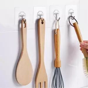 [마이모노샵][마이모노샵] 욕실 주방 벽부착 접착식 수납 정리 후크 걸이 10p 훅 (16844169)