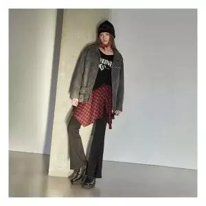 에고이스트루즈핏 페이크레더 점퍼 ES1FJ160 1011324