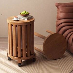 스툴의자 4in1 폴딩 원목스툴 침대 의자 대나무 찜질방 온천