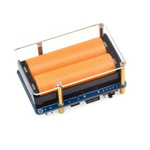 라즈베리 파이용 UPS HAT(D), 5V 무정전 전원 공급 장치, 21700 Li 바테리(포함되지 않음) 지원, 파이 4B /3B+ /3B와 호환되는 포고 핀 커넥터 디자인 등.