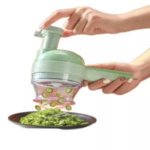 채소 마늘 고추 전동 파채썰기 주방 절단기 생강 가정용 미니