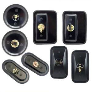 화물차 백미러 사각 대형 차량용 미러 후사경 1 클립형 원형 고화질 농기계 거울