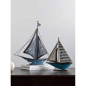 빈티지 돛단배 세트 3size 장 트럼펫 인테리어