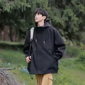 남사친 봄 가을 야상사파리 바람막이 점퍼 아웃도어 삼방 등산복 트렌치코트 CH3