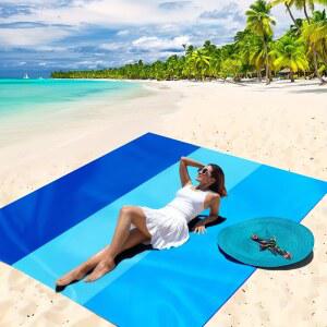 경량 방수 캠핑 매트 접이식 담요 야외 잔디밭 해변 휴대용 포켓 패드 여행 방습