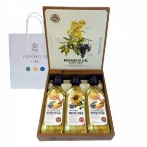 CJ 식용유 선물 세트 명절 식용유 해바라기씨유 500ml