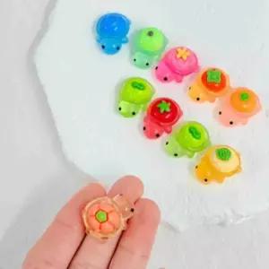 과일거북이 키링파츠 10개 세트 수공예키트 캐릭터파츠