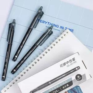 지워지는 볼펜 1다스 블랙 류 용품 중성펜 매직펜 문 [BSQ92683]
