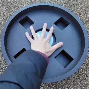 바퀴 달린 화분 받침대 지름 40cm 소형 미니 꽃 다육 [BQH75169]