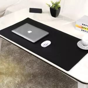 컴퓨터 책상 매트 90X45 블랙 가죽패드 게이밍장패드 [BIQ34525]