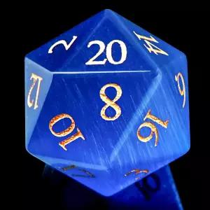 1PCS 젬 D20 DND 주사위 - 던전 앤 드래곤용 25mm 20면 크리스탈 캣 D RPG 롤플레잉 게임 MTG 테이블