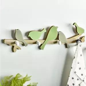 빈티지 우드 행거 파스텔그린 벽옷걸이 벽면 벽걸이 [BZA45135]