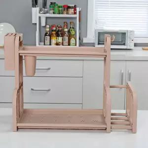 주방 정리 용 다용도 선반 아이보리 수납장 팬트리 씽 [BKS75368]