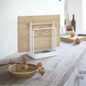 모던 스틸 도마꽂이 정리 랙 거치대 주방 씽크대 수납 [BGJ42547]