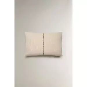 ZARA 자라 더블 라인 쿠션 커버 - 테라코타 750976