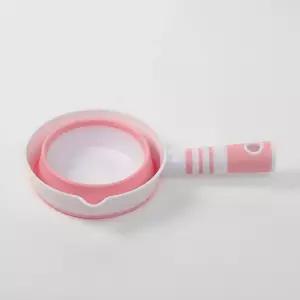 EAS 소프트 폴딩 바가지 핑크목욕 휴대용 자루바가지