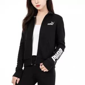 푸마 여성 파워 로고 트랙 자켓 847711-01