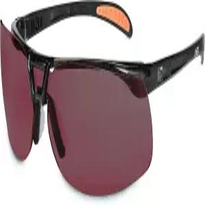 하니웰 프로테제 안전 안경의 UVEX SCT-그레이 렌즈와 유벡스트림 김서림 방지 코팅이 적용된 메탈릭 블랙