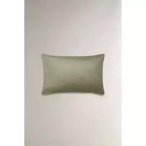 ZARA 자라 울 쿠션 커버 - 초록 750962