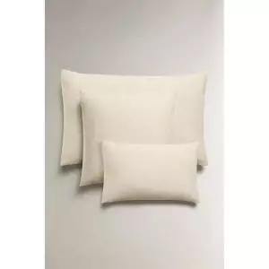 ZARA 자라 베이직 쿠션 커버 - 미디움 크림 750955