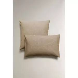 ZARA 자라 베이직 쿠션 커버 - 샌드 750949