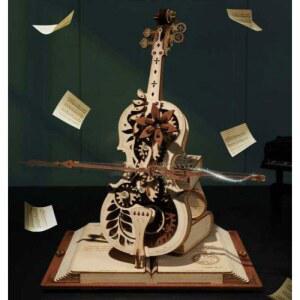 생일 DIY 결혼선물 첼로 블록 집들이선물 비밀 소품 오르골 케이스 실작동