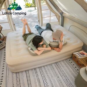 호환 로하스캠핑 에어매트리스 40CM 캠핑 침대 매트 내장 펌프 두꺼운 내부 에어