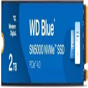 웨스턴 디지털 2TB WD 블루 SN5000 NVMe 내장 솔리드 스테이트 드라이브 SSD - PCIe Gen 4.0 M.2 2280 최대