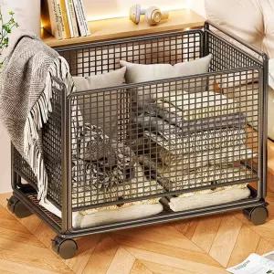 캠핑난로가드 화목난로안전망 난로펜스 도어 50x50x50 흰색 캠핑용품 안전가