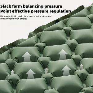 호환  팽창 발 펌프가 장착된 에어 매트 차박는 가볍고 내구성이 뛰어납니다. 하이킹과 캠핑에 적합합니다