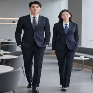 EAMT 여성용 오피스룩 가을 정장 세트 고급 행정 남녀 양복 YJ3