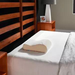 템퍼페딕 템퍼 넥 베개 여행용 흰색