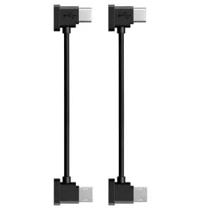 DJI 스파크/매빅 프로/매빅 미니 1st SE/매빅 에어 드론 컨트롤러용 리틀픽서 2팩 마이크로 USB-C 1ft/30cm