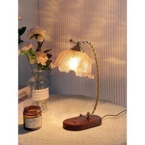 스테인드글라스 침실 조명 벽부착등 엔틱 침실스탠드 빈티즈 아트 황동 럭셔리