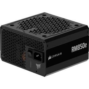 CORSAIR RM850e ATX 3.1 PCIe 5.1 준비 완료 850W 전원 공급 장치 u2013 12V-2x6 케이블 포함, 사이베네틱스 골드 효율, 105 C 등급 커패시터, 모던 스탠바이 모드 블랙