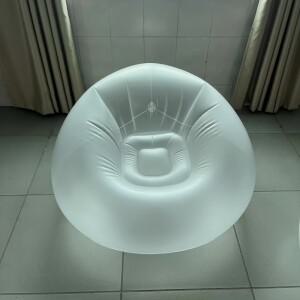 호환 빛나는 풍선 소파 PVC 투명 휴대용 LED 빈백 1인용 가정용 플러시 의자