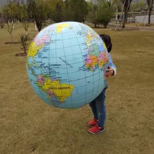 지름 90cm 에어볼 지구본 초등 과학놀이 세계지도 공