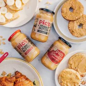 [뉴질랜드 직수입] 픽스 땅콩버터 오리지널 스무스 380g*1병+ 크런치 380g*1병(총2병)