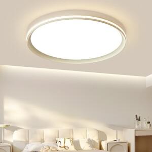 호환 북유럽 미니멀리스트 LED 천장 조명 침실 거실 통로 연구실 발코니 원형 원격 제어 샹들리에