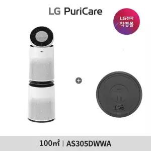 LG 퓨리케어 AI 360  공기청정기 플러스 30형  AS305DWWA+무빙힐