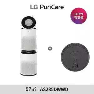 LG 퓨리케어 AI 360  공기청정기 플러스 28형 AS285DWWD+무빙힐