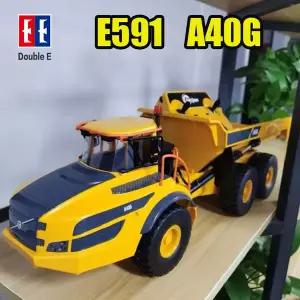 수집품 RC 더블 E E591 A40G Rc 덤퍼 트럭 1/20 자동차 원격 제어 트랙터 굴절 덤프 엔지니어링 장난감 어