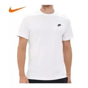 [나이키] 반팔 NSW 클럽 반팔티 AR 화이트 국내AS