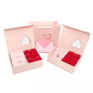 (헨리제이에스)럭셔리 장미 비누꽃 주얼리선물상자 QOl8+5unZ