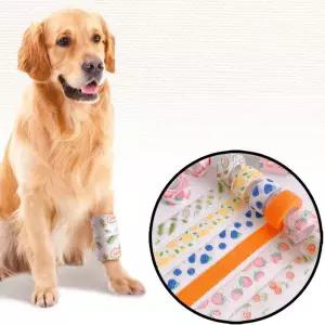 애견 손가락붕대 일회용신발 강아지붕대 코반 Niw5+4KGs