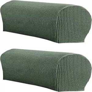 링시야 소프트 스트레치 플러시 팔걸이 커버 의자/소파용 소파용 리클라이너용 가구 보호용 슬립