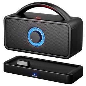 난청 노인을 위한 SavvyBloom 5.8GHz 무선 TV 스피커, 스마트 TV용 휴대용 볼륨 문제 없음, 사운드 지연 연결을 5가지 케이블 포함