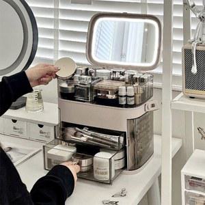 제품 핑크 메이크업박스 LED 가방 16인치