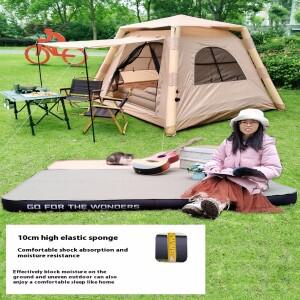 호환 로하스캠핑 자충식 캠핑 매트 10cm 컴팩트 접이식 에어베드 수면 매트 12인용 에어매트 플로어 텐트