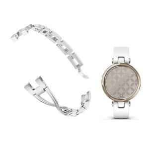 릴리 스마트워치 교체 밴드 X 스타일 드레시 액세서리 여성용 손목 밴드와 호환되는 C2D JOY 스테인리스 스틸 스트랩